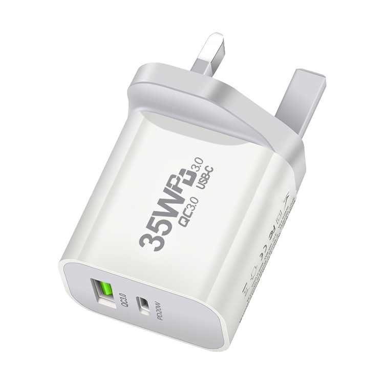 Top Quality Charger Adapter I Phone 15 14 13 12 Fast Charging Type-C PD 35W Cable Charger US EU UK AU Plug