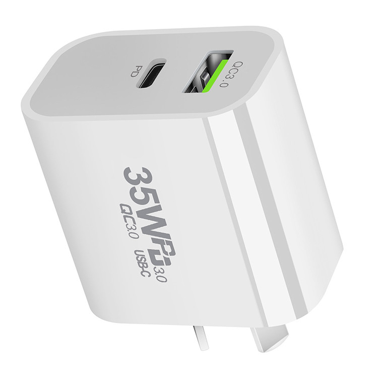 Top Quality Charger Adapter I Phone 15 14 13 12 Fast Charging Type-C PD 35W Cable Charger US EU UK AU Plug
