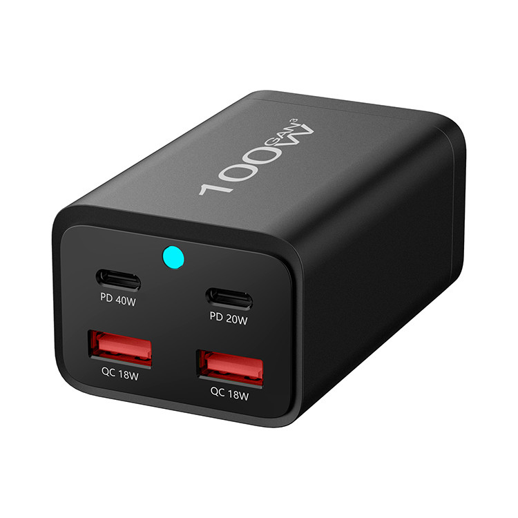Multi 100w Pd Charger 5 Port USB C Charger Block Fast Charging Station Desktop Charger Travel Power Adapter for Laptop